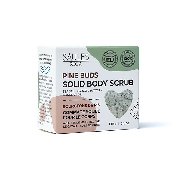 Sapone Solido Scrub Corpo ai Boccioli di Pino - 100gr
