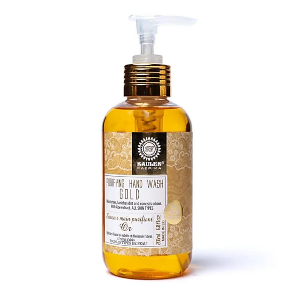 Sapone liquido naturale per le mani Gold - 200ml