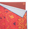 Telo tappetino Yoga Grip Mandala, Rosso - 183 x 61cm, con puntini antiscivolo