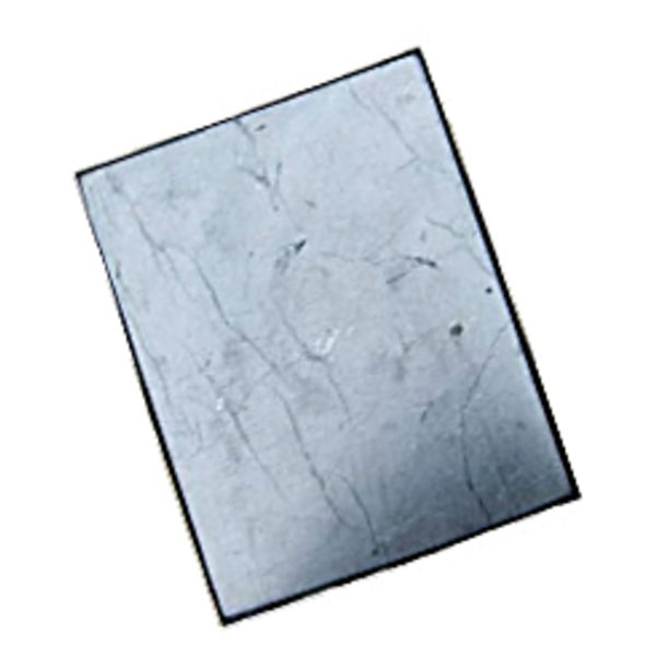 PIASTRINA SHUNGITE PER CELLULARE - RETTANGOLARE con adesivo