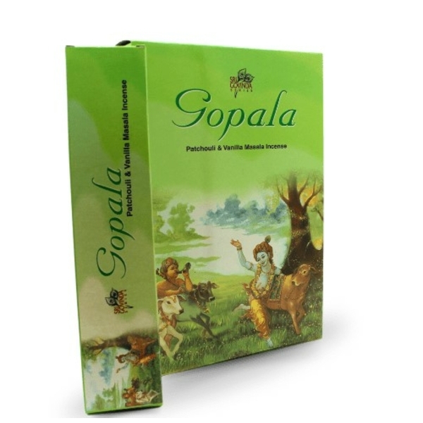 Incenso GOPALA Patchouli & Vaniglia Govinda -15 Bastoncini