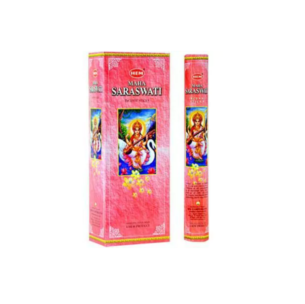 Incenso Hem Maha Saraswati Hexa - 20 bastoncini