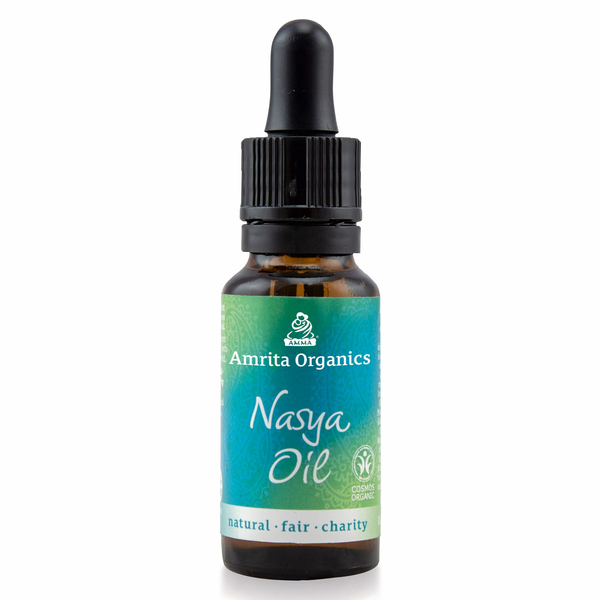 Ayurveda Nasya Olio Amrita Organics, Gocce nasali - 20 ml