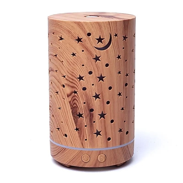 Diffusore ad ultrasuoni di Aromi Starlight stampa legno
