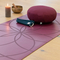 Tappetino Yoga Antiscivolo  Phoenix in Gomma Naturale - Verde con Allineamento Tribale
