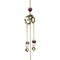 Cordone decorativo campane con simboli Rudraksha e Om - 181 gr - Pendente