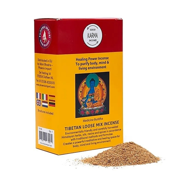 Polvere di Incenso Curativo Tibetano - per purificare corpo, mente e ambiente di vita - 140gr