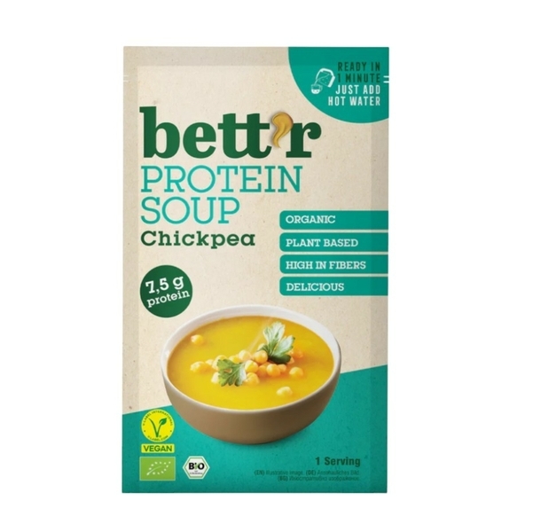 Zuppa proteica con ceci - preparazione istantanea - 30 g Bett'r