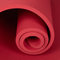 Tappetino spesso per esercizi fitness e pilates - rosso rubino (185 x 60 x 1,5 cm)