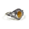 Anello con Occhio di tigre privo di nichel - India