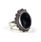Anello con Tormalina nera  privo di nichel- India