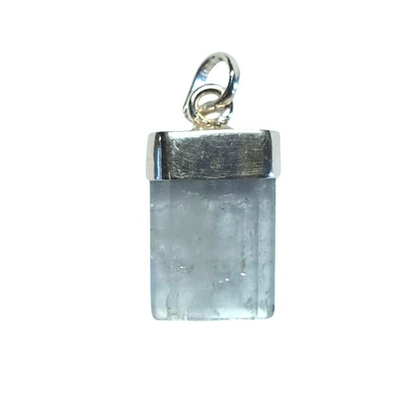 Pendente in Argento con Topazio Blu