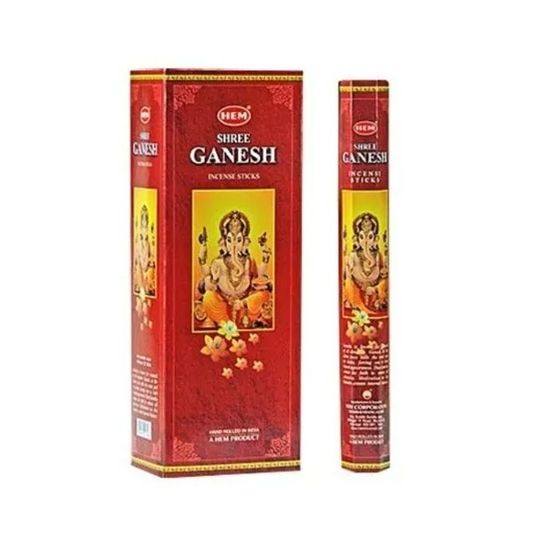 Incenso Hem Shree Ganesh Hexa - 20 bastoncini