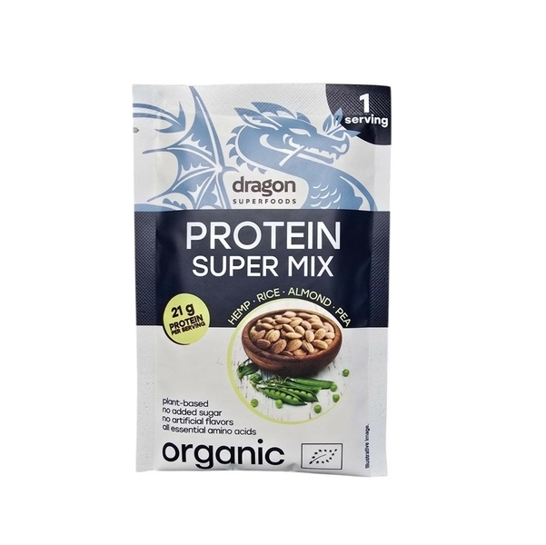 Frullato di proteine vegetali Super Mix - Dragon Superfoods, 30g