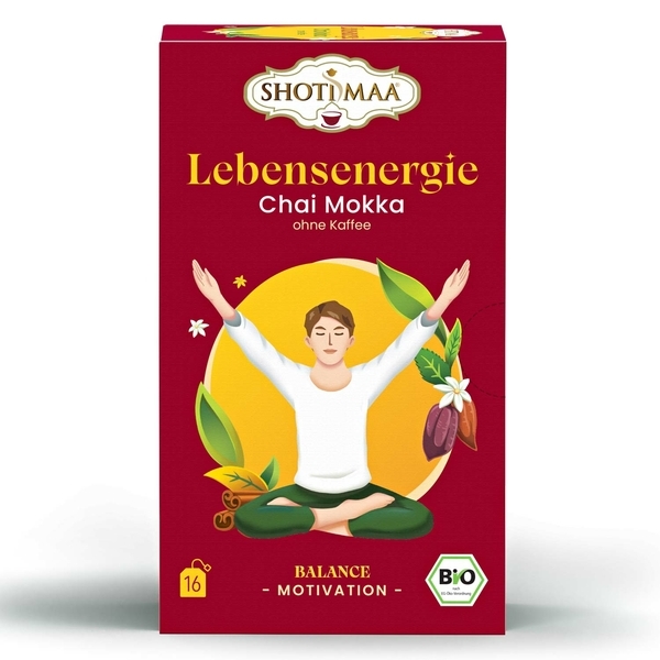 Tisana Chai Mokka Caffè alla Cicoria -Life Energy - Shoti Maa , 16 bustine di tè
