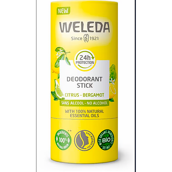 Deodorante Stick 24h Agrumi-Bergamotto - WELEDA