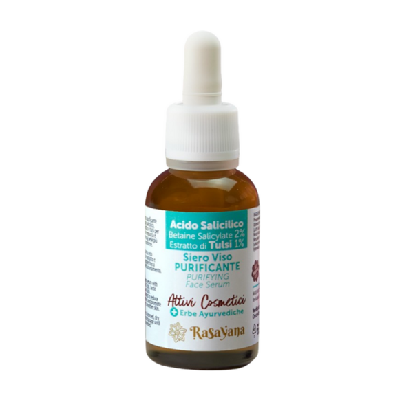 Rasayana Siero Viso Purificante – Acido Salicilico + Tulsi - 30ml