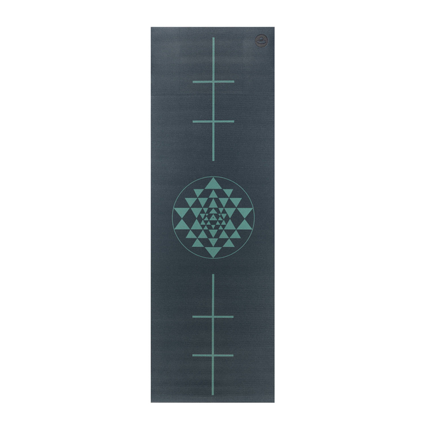 Tappetino yoga Leela Yantra Blu Notte - 4.5mm PVC ecologico
