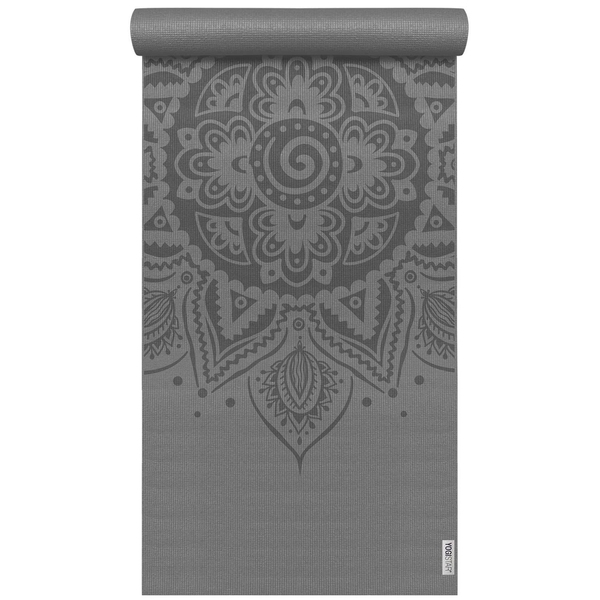 Tappetino Yoga Yogimat  "Spiral Mandala" color Grafite