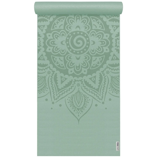 Tappetino Yoga Yogimat "Spiral Mandala" color Menta Vellutata