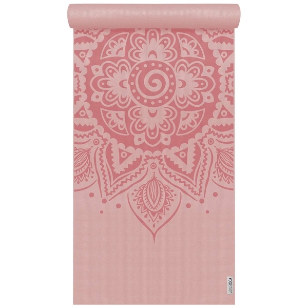 Tappetino Yoga Yogimat  "Spirale Mandala" Rosa Velluto