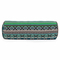 Yoga Bolster - ETHNO in KAPOK - Tessuto jacquard fantasia nero-bianco-verde Kapok