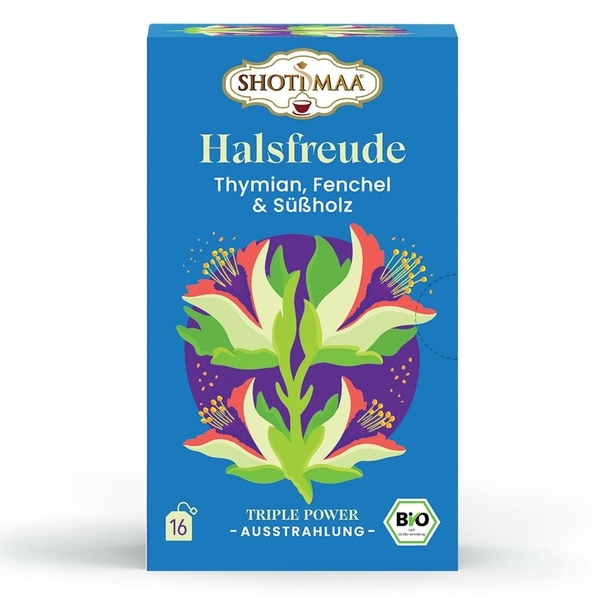 Tisana Ayurvedica Shoti Maa Delizia per Gola - Throat Joy, 16 bustine