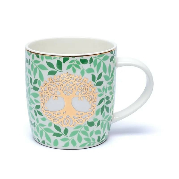Tazza con infusore per il tè e albero della vita