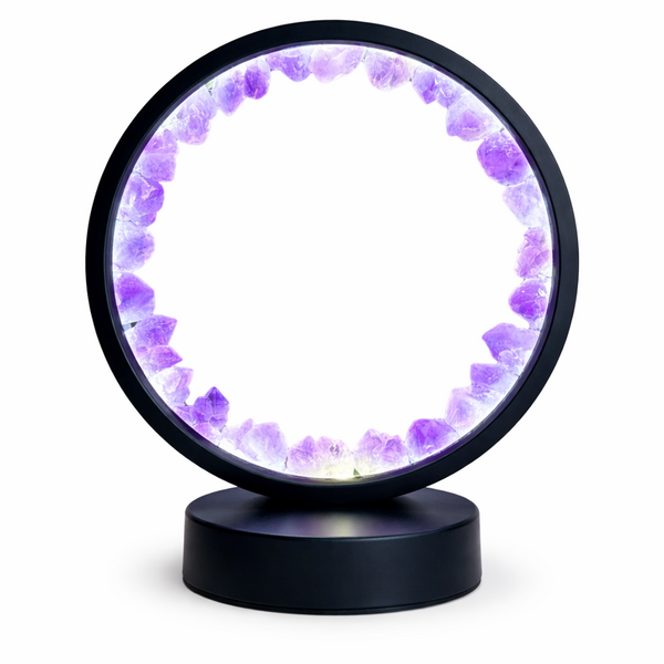 Lampada portale Ametista con USB LED