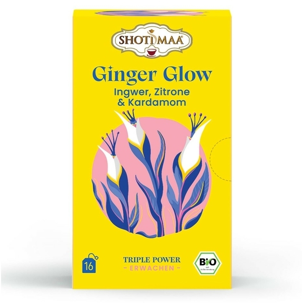 Ginger Glow Shoti Maa Tea organic, 16 teabags