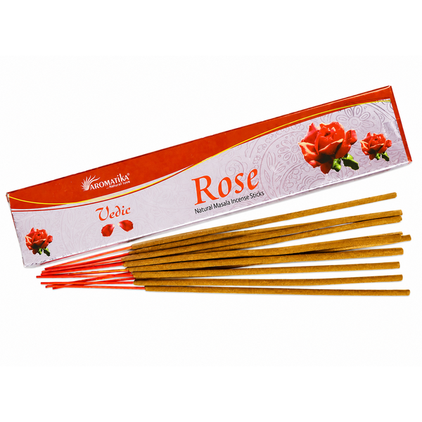 Incenso Vedico Aromatika alla Rosa, 15 g