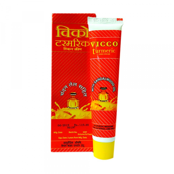 Crema Ayurvedica Vicco Turmeric Curcuma - 60g.