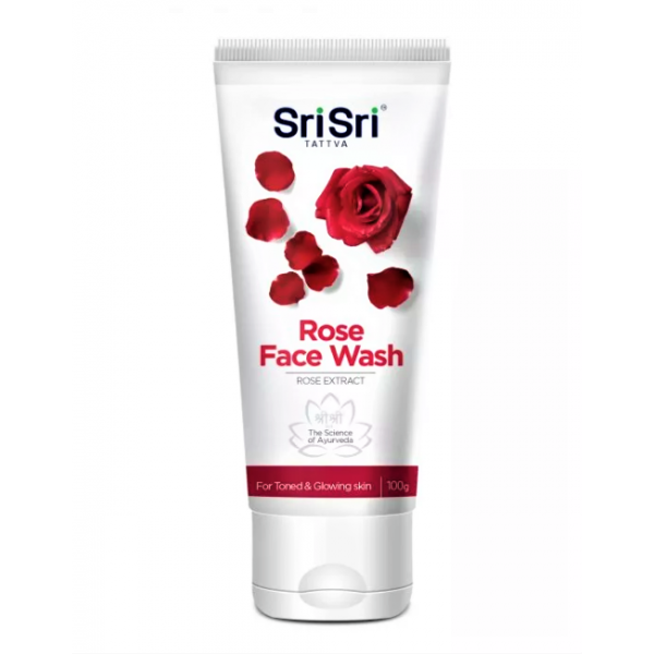 Gel Sapone Pulizia viso alla Rosa Sri Sri Tattva - 100ml