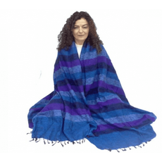 Coperta per meditazione XL - blu/viola