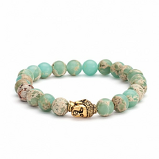 mala braccialetto con buddha oro 1