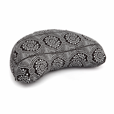 cuscino meditazione yoga mezzaluna nero\bianco
